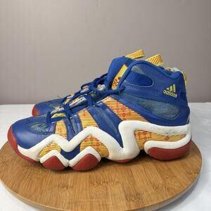 RARE🔥 Adidas Crazy 8 Kobe Bryant Basketball Shoes Size 9 Royal Yellow Red Blue